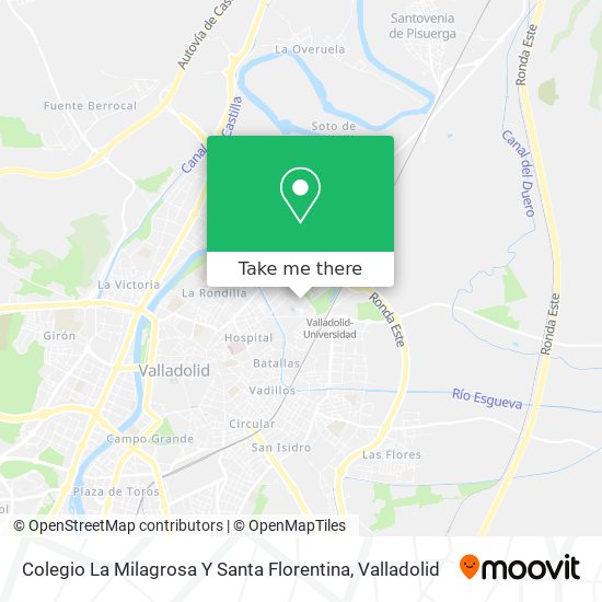 Colegio La Milagrosa Y Santa Florentina map