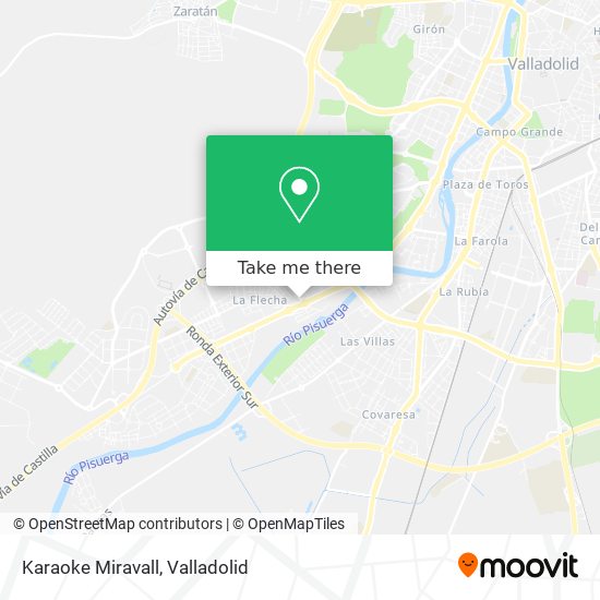 Karaoke Miravall map