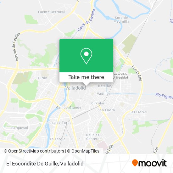 El Escondite De Guille map
