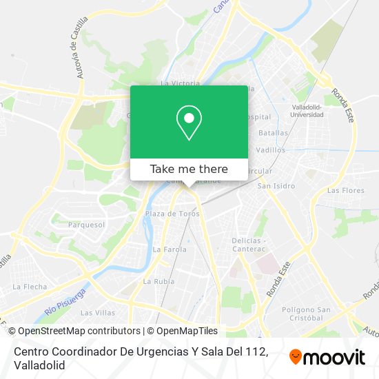 Centro Coordinador De Urgencias Y Sala Del 112 map