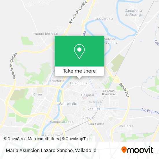 María Asunción Lázaro Sancho map