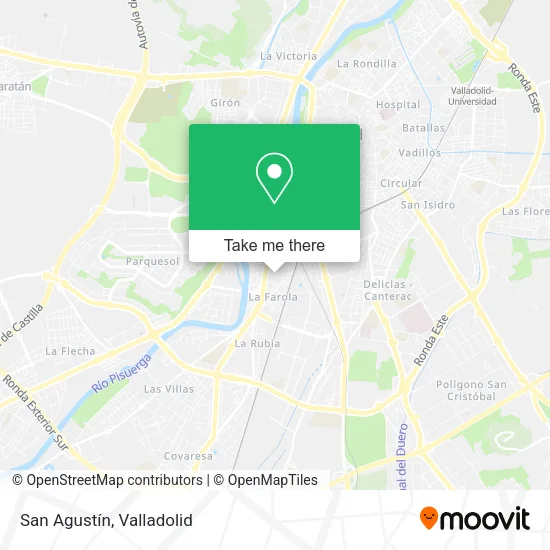 San Agustín map