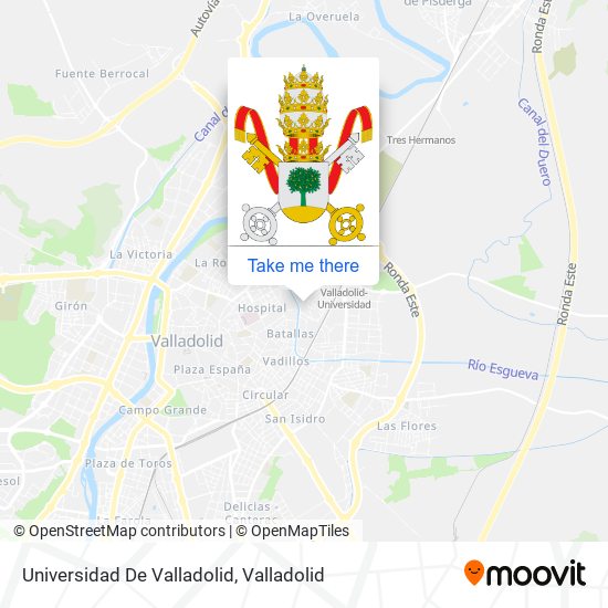mapa Universidad De Valladolid