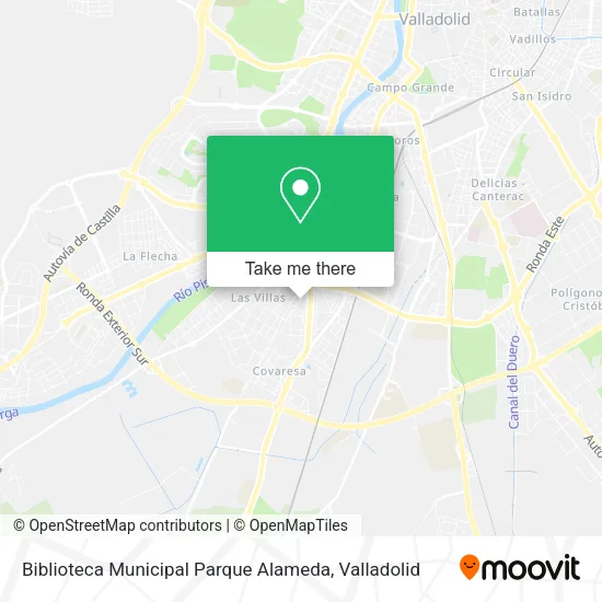 Biblioteca Municipal Parque Alameda map