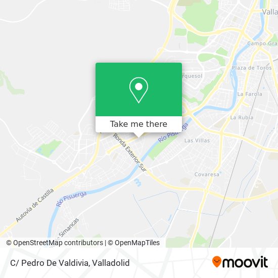 C/ Pedro De Valdivia map