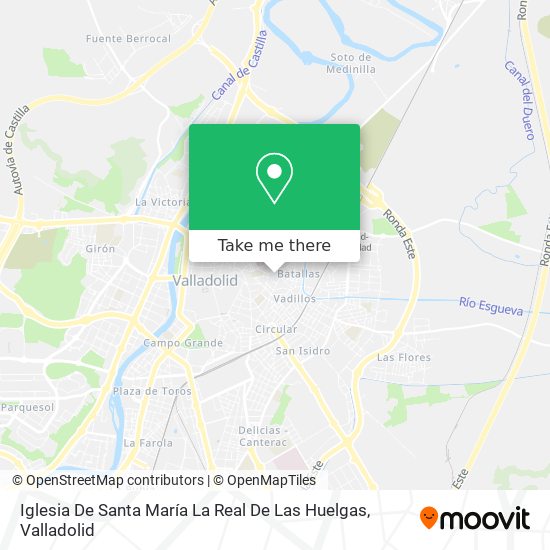 Iglesia De Santa María La Real De Las Huelgas map