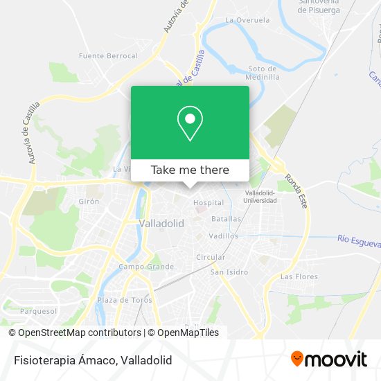 Fisioterapia Ámaco map
