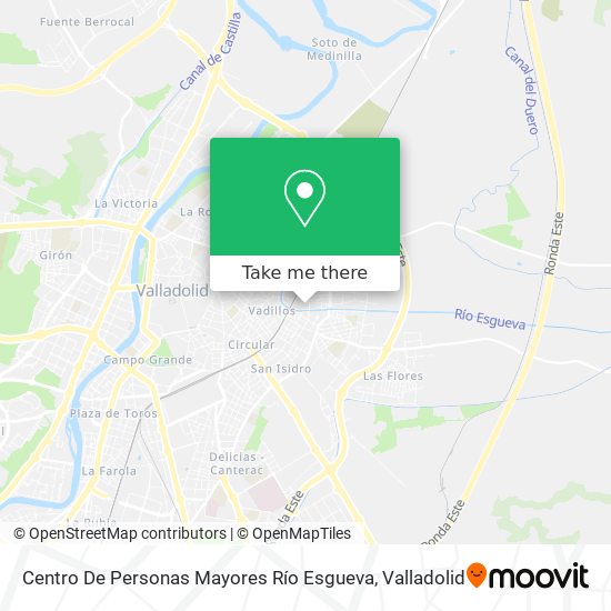Centro De Personas Mayores Río Esgueva map