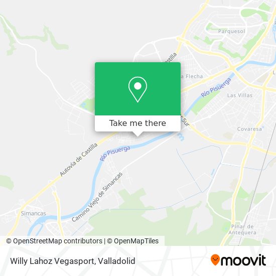 Willy Lahoz Vegasport map