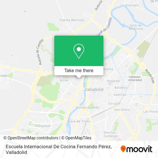 Escuela Internacional De Cocina Fernando Pérez map