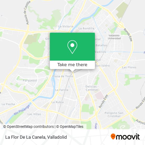 La Flor De La Canela map