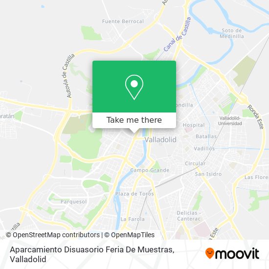 Aparcamiento Disuasorio Feria De Muestras map