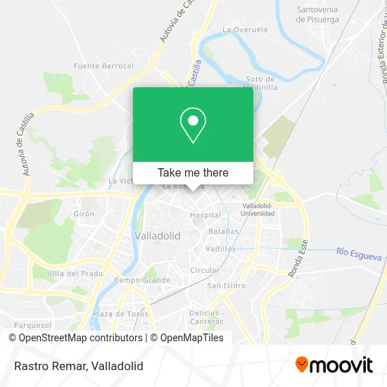 Rastro Remar map