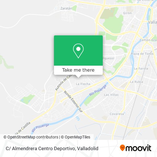 mapa C/ Almendrera Centro Deportivo