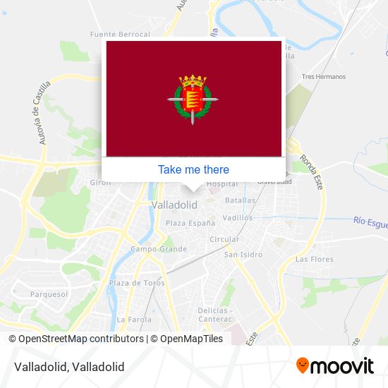 mapa Valladolid