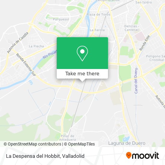 La Despensa del Hobbit map
