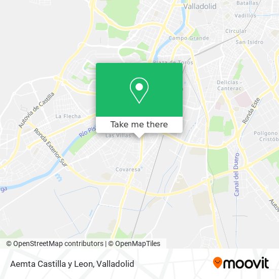 Aemta Castilla y Leon map
