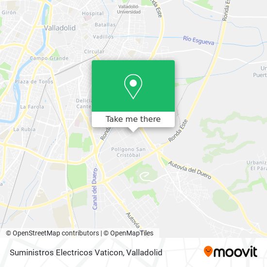 Suministros Electricos Vaticon map