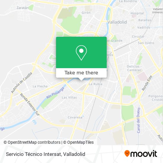 Servicio Técnico Intersat map