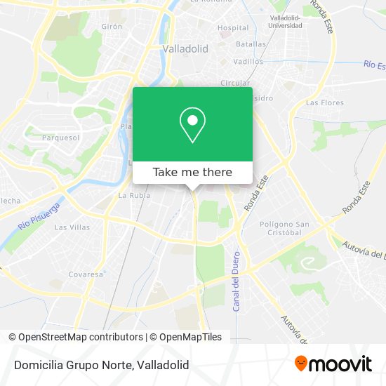 Domicilia Grupo Norte map