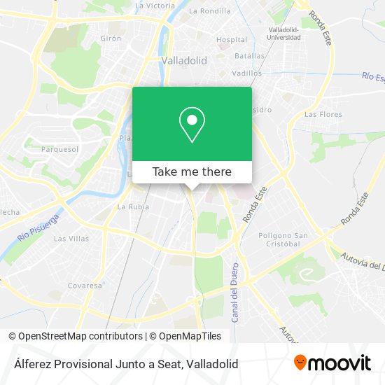 Álferez Provisional Junto a Seat map