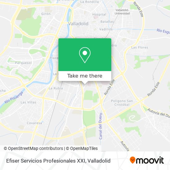 Efiser Servicios Profesionales XXI map