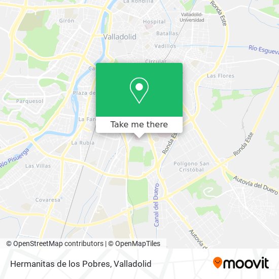 Hermanitas de los Pobres map