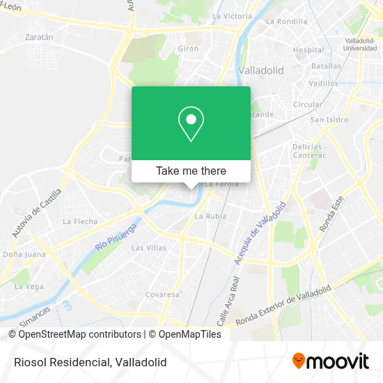 Riosol Residencial map