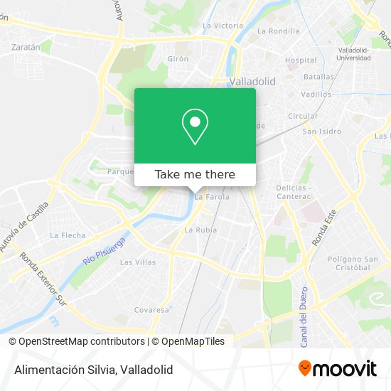 Alimentación Silvia map