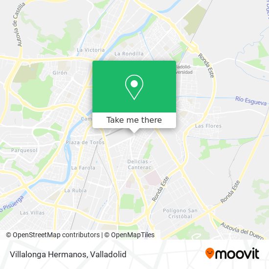 Villalonga Hermanos map