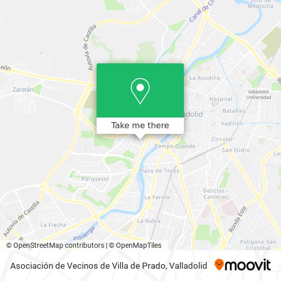 Asociación de Vecinos de Villa de Prado map