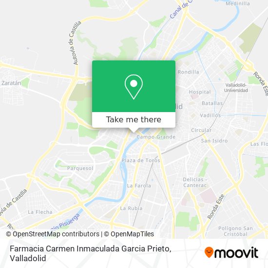 Farmacia Carmen Inmaculada Garcia Prieto map