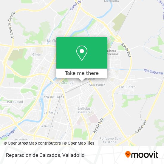 Reparacion de Calzados map