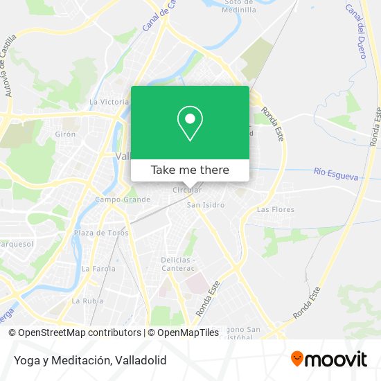 Yoga y Meditación map