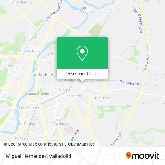 Miguel Hernández map