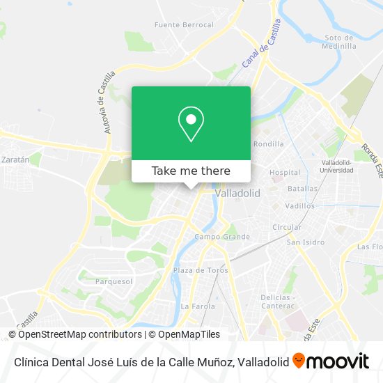 Clínica Dental José Luís de la Calle Muñoz map