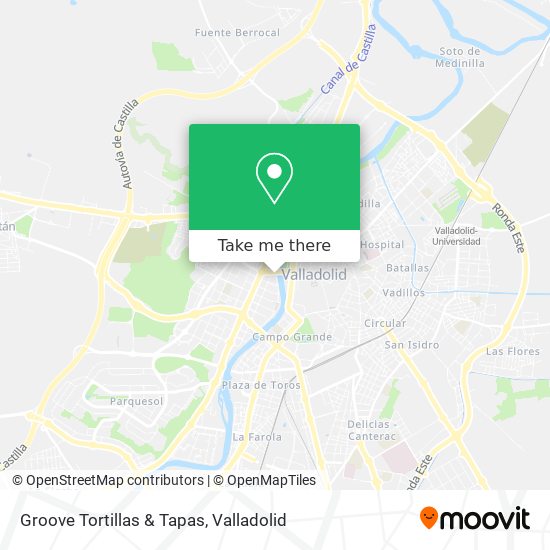 Groove Tortillas & Tapas map