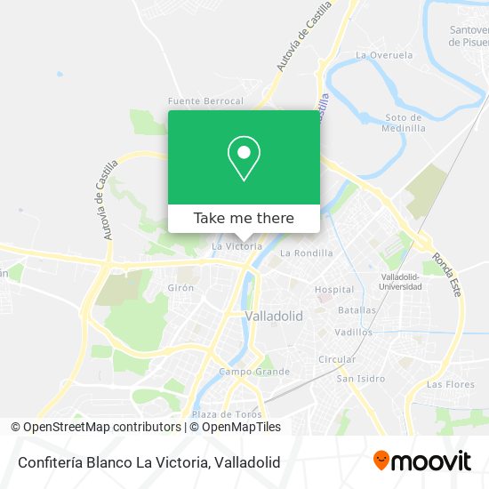 Confitería Blanco La Victoria map