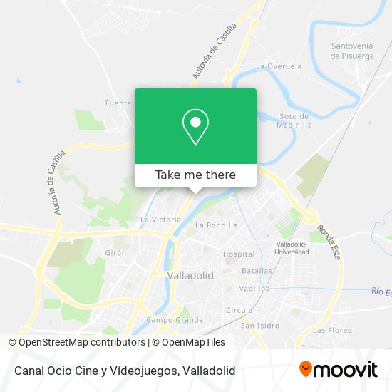 Canal Ocio Cine y Vídeojuegos map