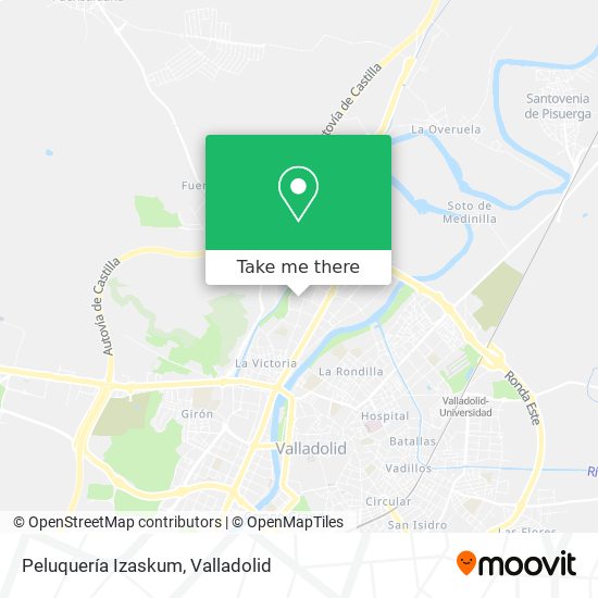 Peluquería Izaskum map