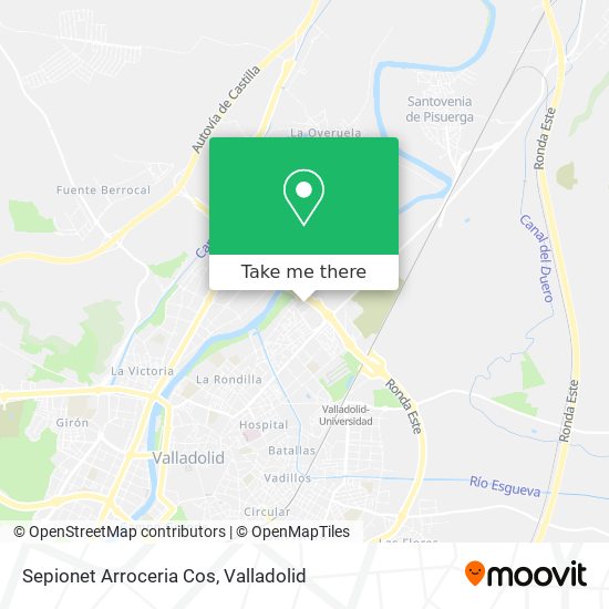 Sepionet Arroceria Cos map