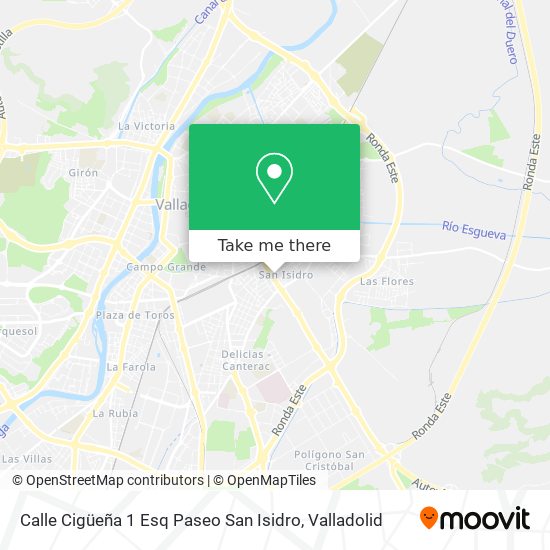 Calle Cigüeña 1 Esq Paseo San Isidro map