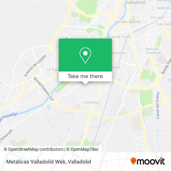 mapa Metálicas Valladolid Web