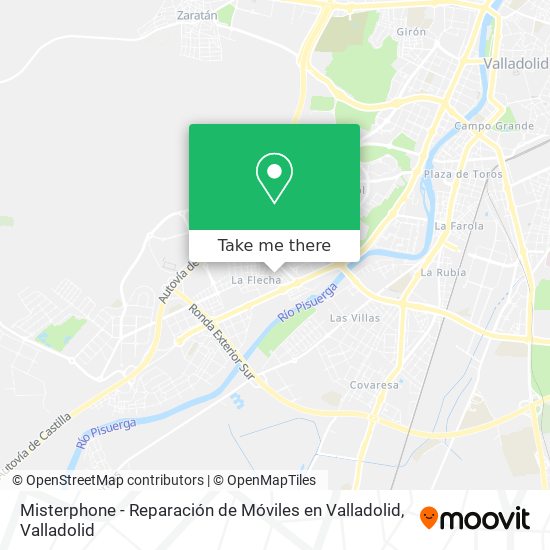 Misterphone - Reparación de Móviles en Valladolid map