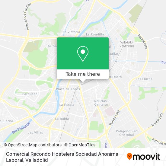 mapa Comercial Recondo Hostelera Sociedad Anonima Laboral