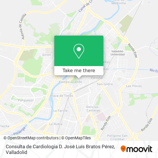 Consulta de Cardiologia D. José Luís Bratos Pérez map