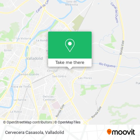 Cervecera Casasola map