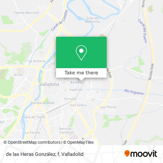 de las Heras González, f map