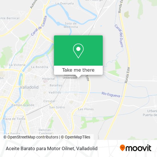 Aceite Barato para Motor Oilnet map
