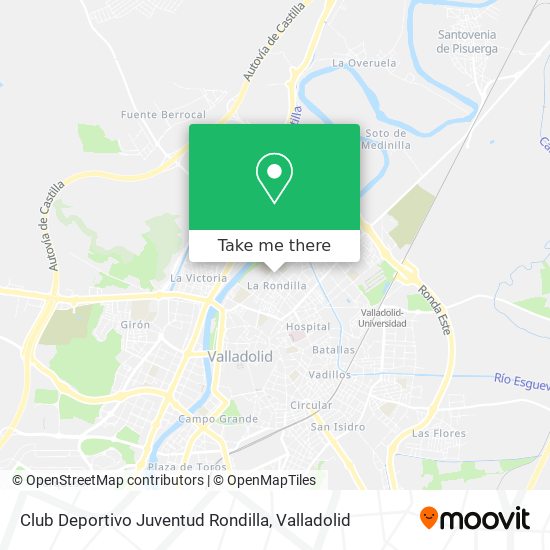 Club Deportivo Juventud Rondilla map